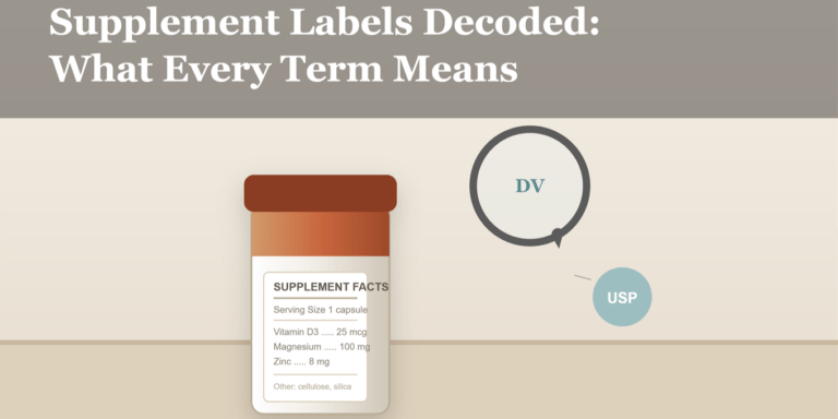 supplement label decoded